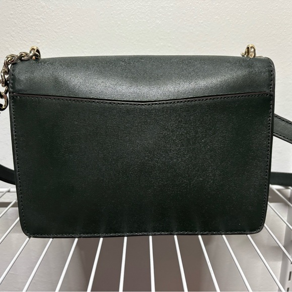 Kate Spade Dark Green Neve Convertible Flap Crossbody Bag - Picture 2 of 9